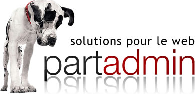 Visitez le site internet PartAdmin